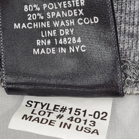 Terez x Peloton Varsity Crop Heathered Gray Activewear Leggings Small - Picture 6 of 7